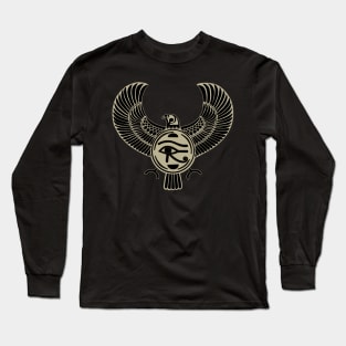 Egyptian mythology bird figure Long Sleeve T-Shirt